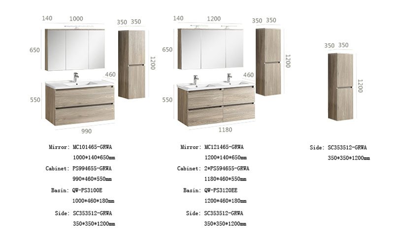 As trusted bathroom vanity manufacturers, we pride ourselves on delivering modern bathroom vanities that are both stylish and durable. The integrated wash basin design not only saves space but also complements the cabinet beautifully, making it a perfect solution for smaller or larger bathrooms alike.