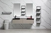 origin design bathroom cabinet,luxury sanitary ware,best bathroom furniture,bathroom vanitiy with smart LED mirror, bathroom cabinet with basin and faucet