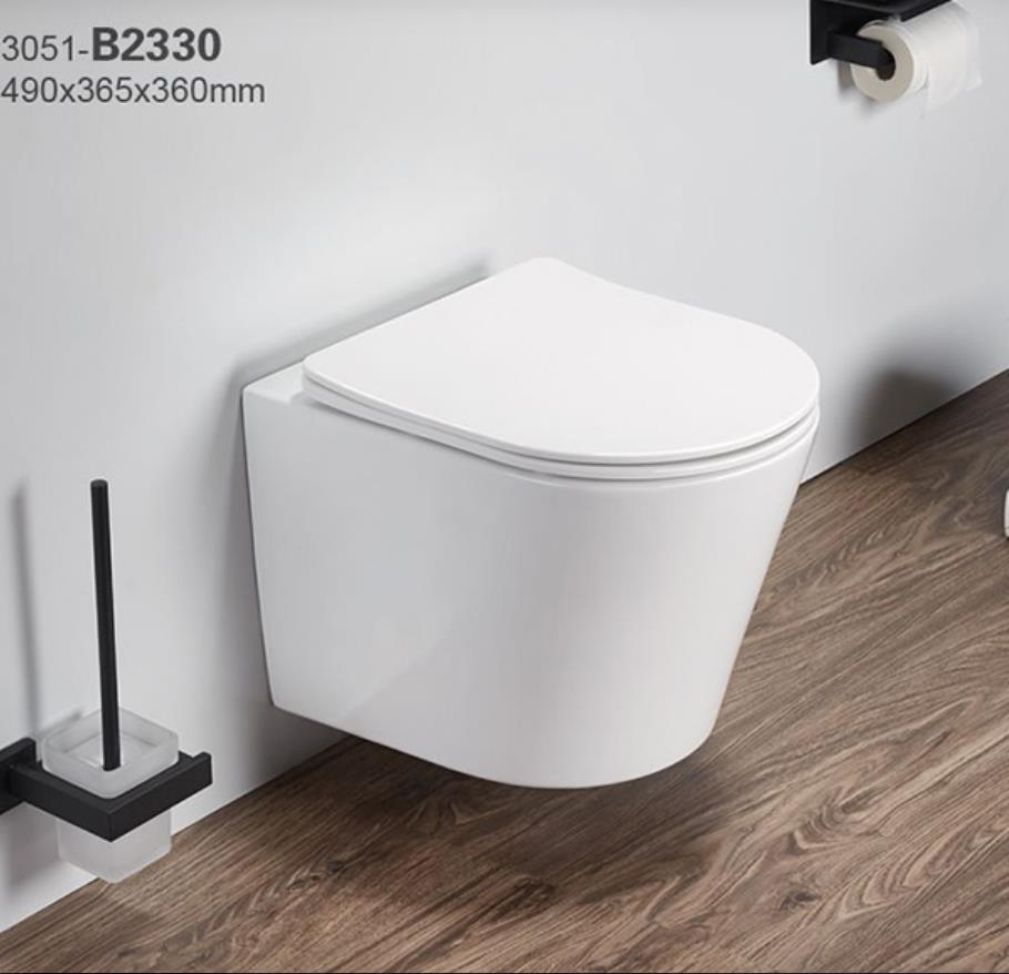 Bathroom wc wall mounted toilet rimless wall hanging toilet ceramic wall hung toilet