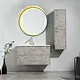 factory direct oem odm bathroom furniture, Wall Hung Bathroom Vanity with led mirror sink, Mirror Cabinet For Bathroom, cheap price plywood cabinet, Handle Free Customized Bathroom Storage