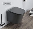 Modern rimless flushing system sanitary ware ceramic WC wall hung toilet