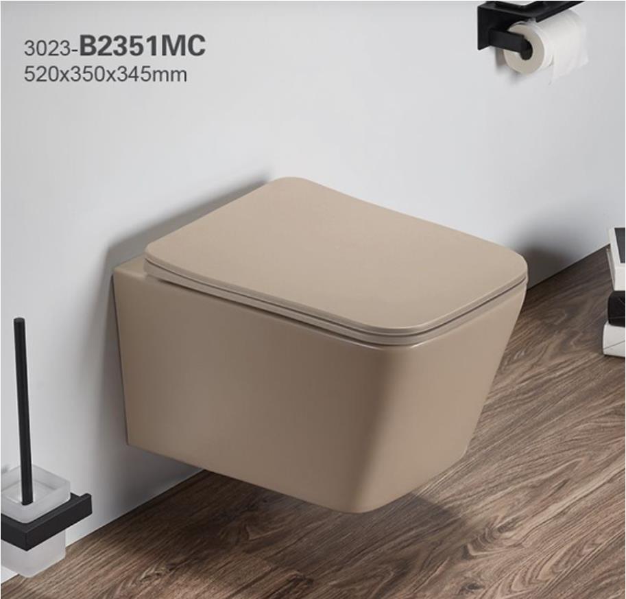 bathroom wall hang ceramic toilet wc wall mounted toilette suspendue wall hung toilet