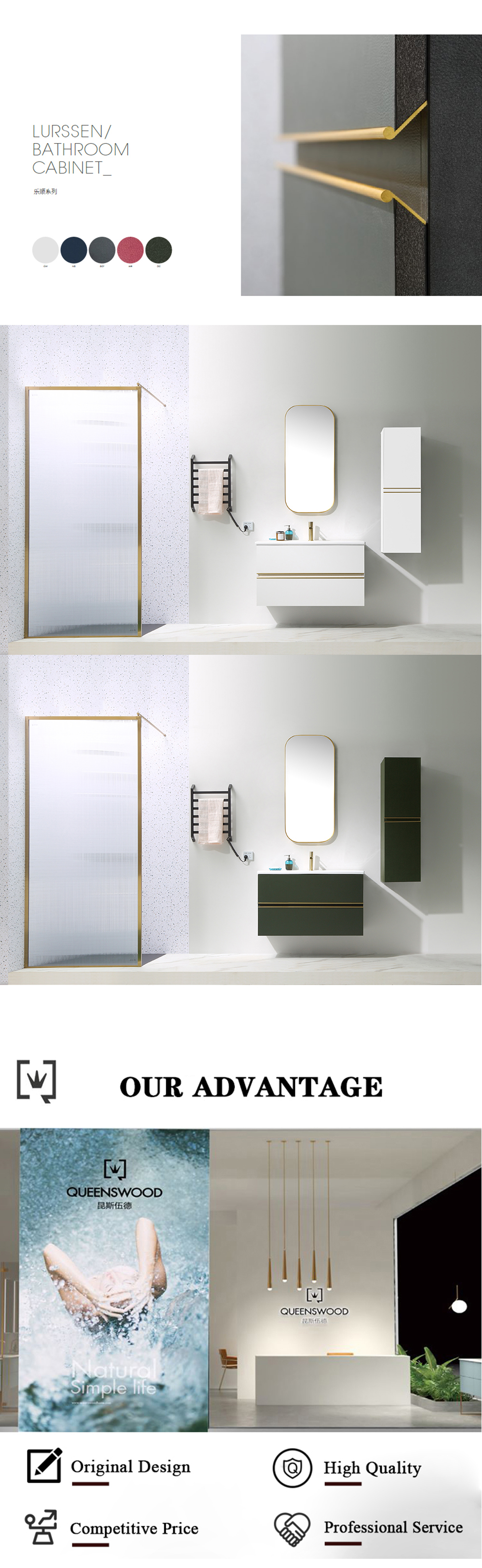 Wholesale factory supply, waterproof bathroom storage cabinet, bathroom vanity factory in China, integrated basin,bathroom mirror cabinet