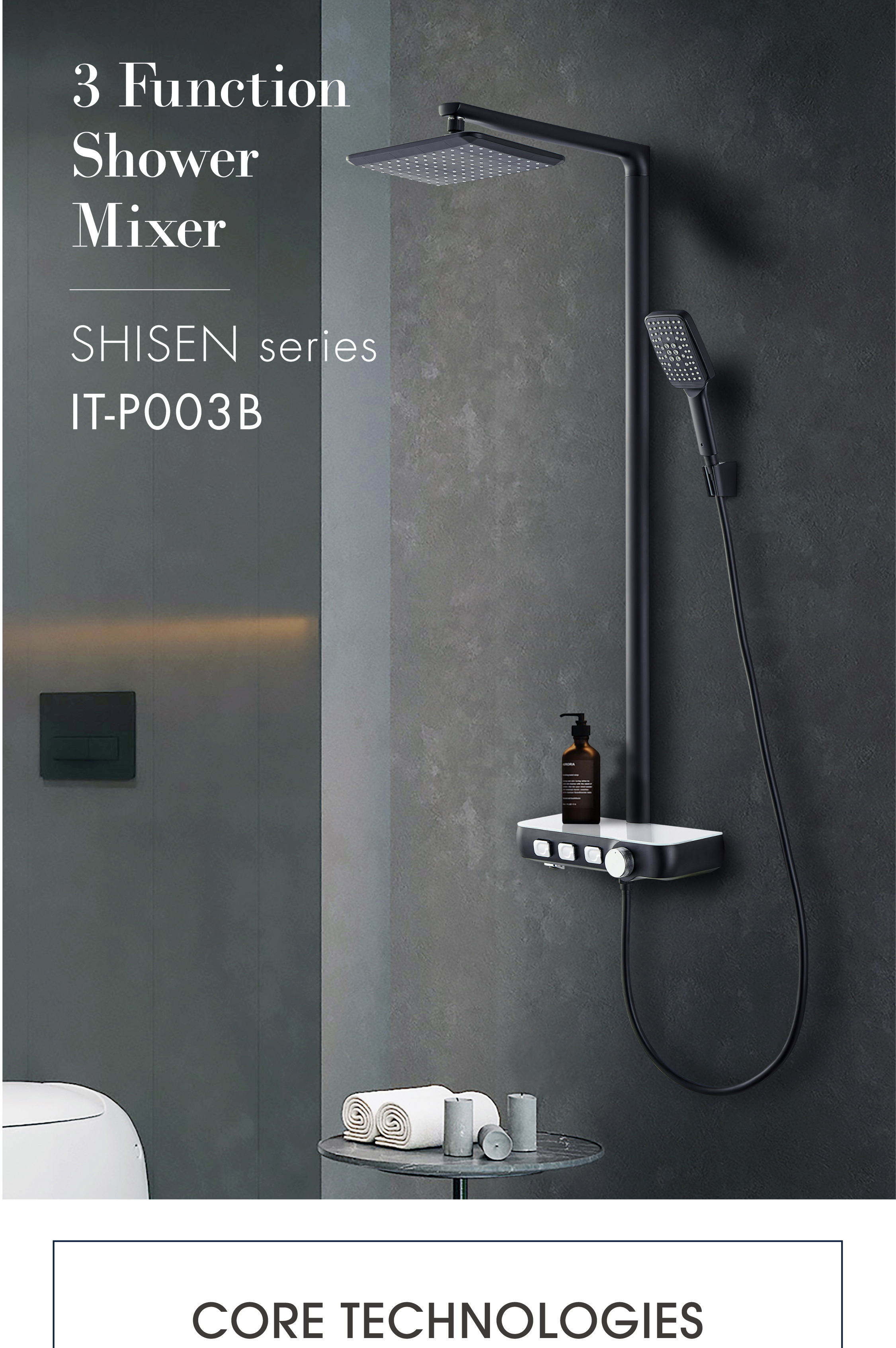 Bathroom Hot And Cold Mixer Showe