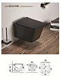 Wall Hung Ceramic One Piece Wash down toilet
