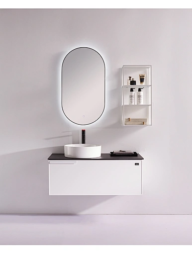 Traditional Bathroom Wall Mounted Floating Cabinet