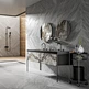 2022 Newest Modern Luxury Vanity Double Sink Pandora Sintered StoneBathroom Furniture