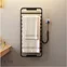 Bathroom Wall Mounted Electric Radiator Black Towel Warmer Rack---R-105 series