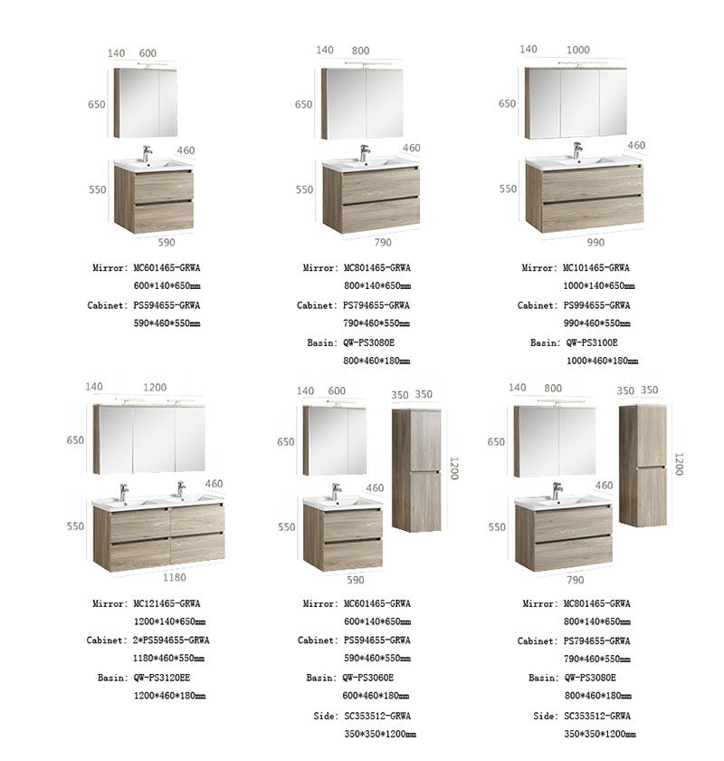 As trusted bathroom vanity manufacturers, we pride ourselves on delivering modern bathroom vanities that are both stylish and durable. The integrated wash basin design not only saves space but also complements the cabinet beautifully, making it a perfect solution for smaller or larger bathrooms alike.