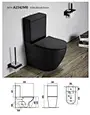 Sanitary Ware Water Closet Siphonic One Piece Composting Washdown Ceramic Wc Bowl Toilet
