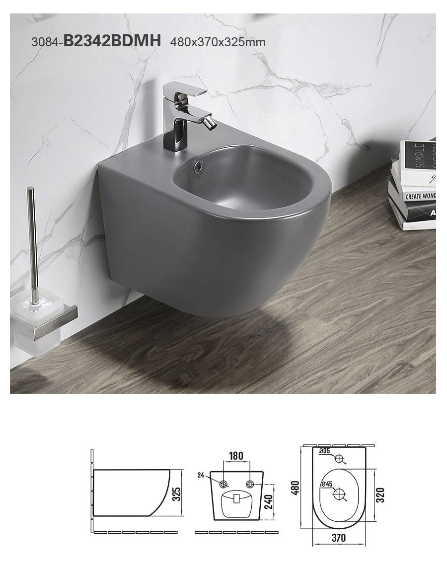 Wall Hung One Piece Bidet,sanitary ware, toilet, wall hung toilet, best toilet brand, white toilet, bidet toilet, toilet bidet