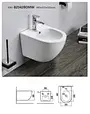 High Quality Ceramic Woman Toilet bidet Modern Colored Round Shape Bidet-B2342BD Series