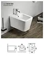 Modern high-quality wall hung toilet square wall hung ceramic bidet
