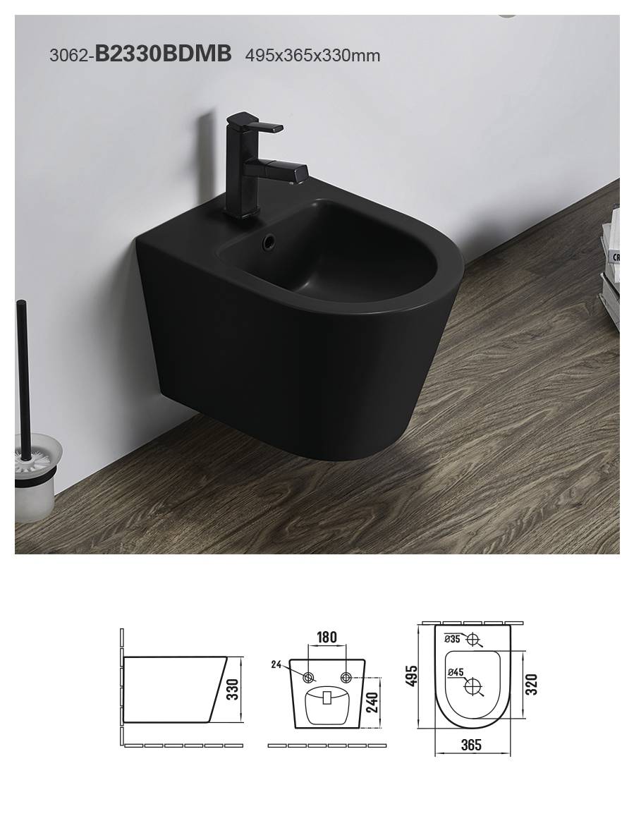 Hot sale customized logo bathroom sanitary equipment white ceramic single hole bidet,sanitary ware toilet, wall hung toilet, one piece toilet, bidet toilet, wall mounted toilet