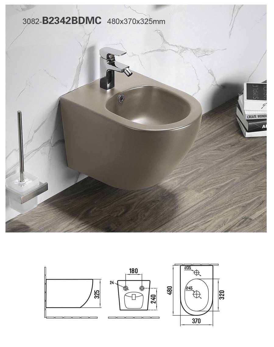 Wall Hung One Piece Bidet,sanitary ware, toilet, wall hung toilet, best toilet brand, white toilet, bidet toilet, toilet bidet