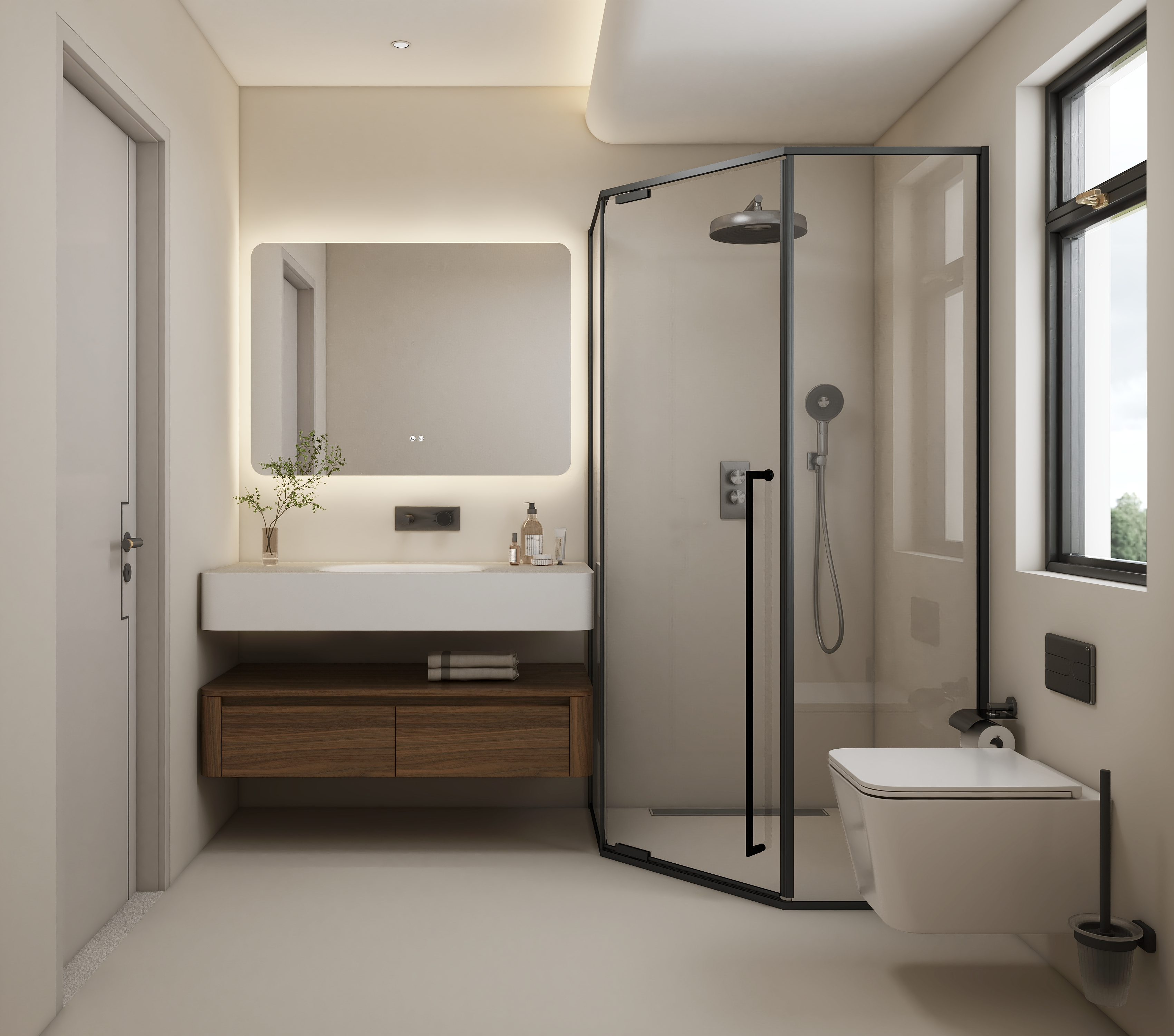 As a professional bathroom vanity manufacturer, Queenswood has keenly captured this trend. With breakthroughs in arc technology, Queenswood launched the R20/R37/R50 Golden Arc Series, which not only ensures beauty but also improves cleaning convenience by 30%, redefining the new standard of bathroom aesthetics.