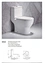 High quality ceramic human toilet western style flushing two pieces