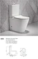 bathroom washdown 2 piece white toilet