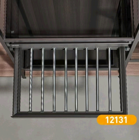 Trousers rack for 900mm cabinet, color: Hermes Grey