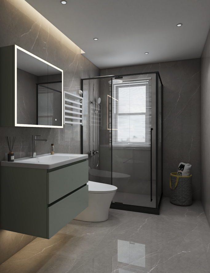 This combination reflects the qualities that discerning buyers seek in modern bathroom cabinets. Whether you're exploring bathroom cabinets for sale or looking for bathroom vanity manufacturers, our project exemplifies the ideal blend of style and utility in bathroom design. Perfect for those interested in bathroom cabinet wholesale options, this offering highlights the trend of integrating beauty with storage solutions in modern bathroom spaces.