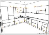 New Model Complete Kitchen Cabinet Set For Modern Furniture Design