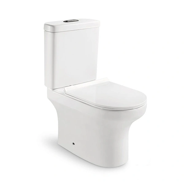 Wash Down Two Piece Toilet P-trap S-trap Dual Flushing Rimless Toilet,sanitary ware, toilet, best toilet brand, white toilet, two piece toilet, toilet bidet