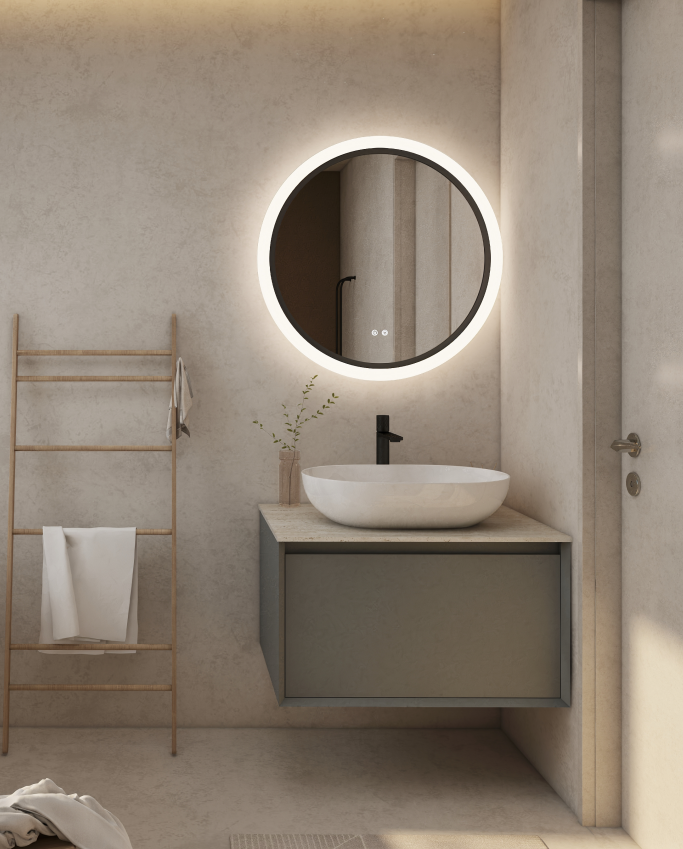 wall mounted bathroom vanity for modern minimalist bathroom