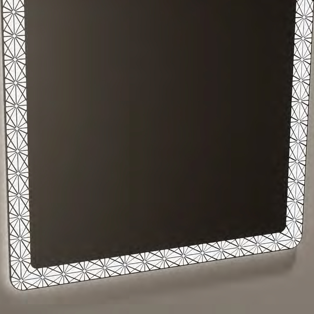 Original pattern LED smart mirror or mirror cabinet