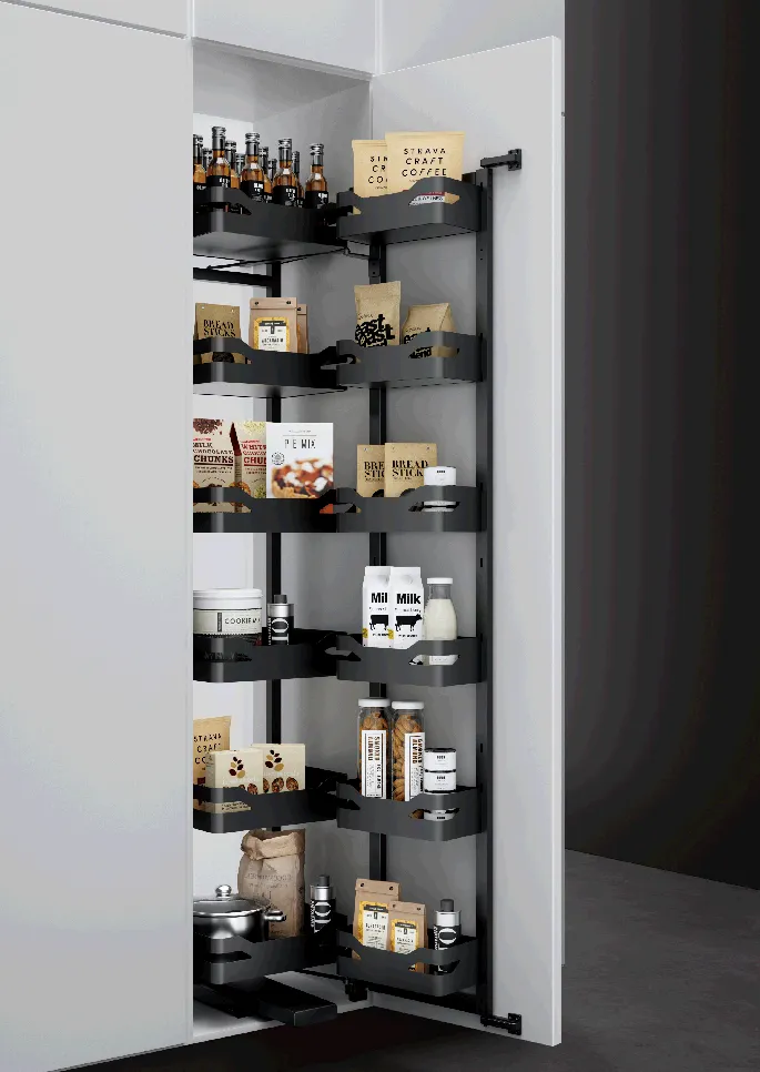 Kitchen cabinet tandem basket, 6 layer height, suitable for 600 cabinets
