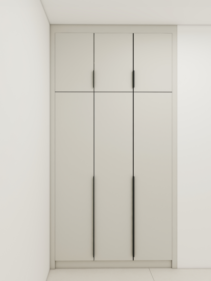 These cabinets for bedroom not only enhance the overall decor but also offer ample storage space, making it easier to keep clothes and accessories organized. With intelligent design features and thoughtful layout, each wardrobe serves as an efficient bedroom cabinet, providing easy access to everyday essentials. This project highlights the versatility of a garderobe, turning a simple storage solution into a statement piece that complements any bedroom theme.