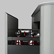 wall mounted bathroom vanities with LED mirror