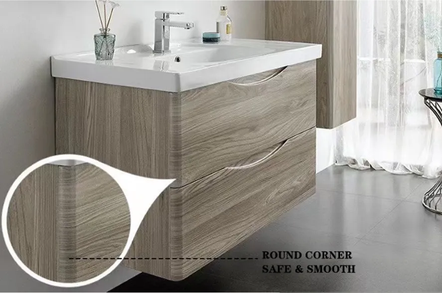 Crafted from high-quality materials, this bathroom cabinet with sink provides both style and functionality, making it ideal for modern living. Its rich brown elm finish adds warmth and sophistication, while spacious compartments ensure ample storage for your bathroom essentials.