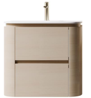 VENUS-WH modern bathroom vanity with single and double drawer options