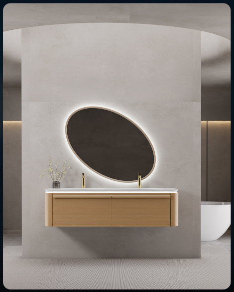 This is not only a bathroom cabinet, but also a natural aesthetic revival movement