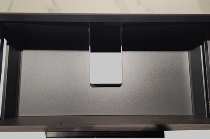 Featuring a bathroom vanity mirror cabinet equipped with LED lights, this vanity offers both illumination and style, making your morning routines shine. The spacious design of our free standing bathroom cabinets provides ample storage, keeping your essentials organized and within reach.