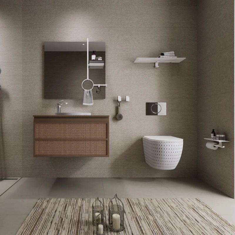 Our smart bathroom mirror is equipped with adjustable LED lighting that ensures optimal brightness for any time of day. Whether you're applying makeup or shaving, the brilliant illumination enhances your clarity and precision. Additionally, the touch-sensitive controls allow you to easily adjust the lighting to suit your needs.