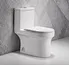 Simple Fashion Black Color Bathroom Ceramic Wash Down One Piece Wc P-trap/s-trap Toilet Bowl-5596 Series