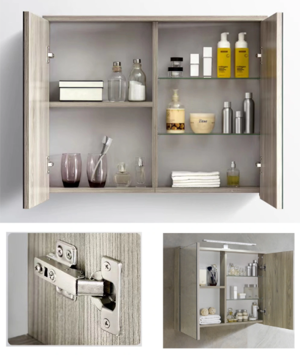 To complete your bathroom ensemble, pair this cabinet with a sleek vanity mirror with LED lights, adding a touch of luxury and practicality. Redefine your space with our exquisite bathroom storage cabinets and enjoy a blend of beauty and functionality!