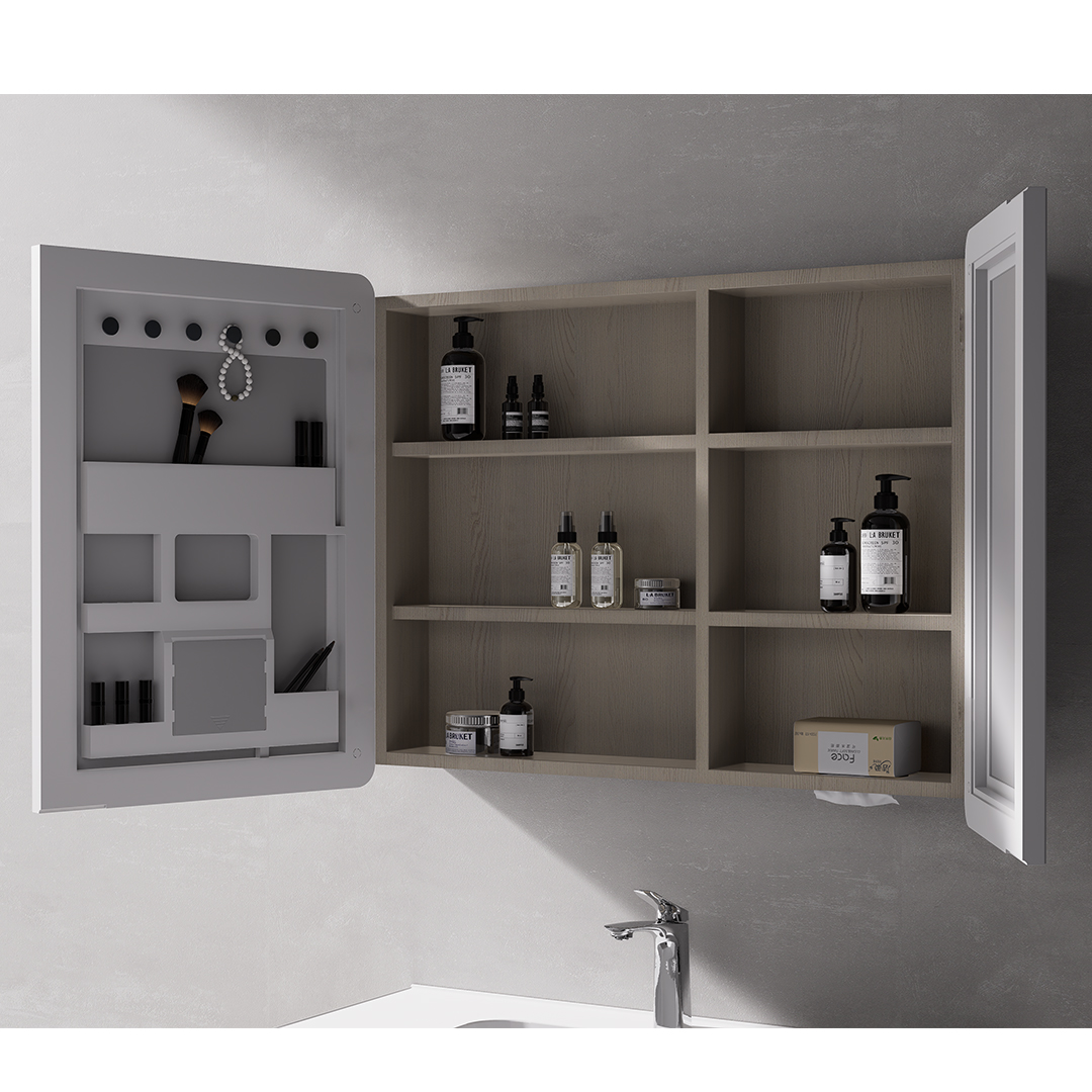Whether you need a bathroom cabinet with sink or simply want a sleek storage solution, our Simple Wood Grain Bathroom Cabinet is the ideal addition to your home. Revamp your bathroom with this stylish piece that combines practicality and elegance effortlessly!