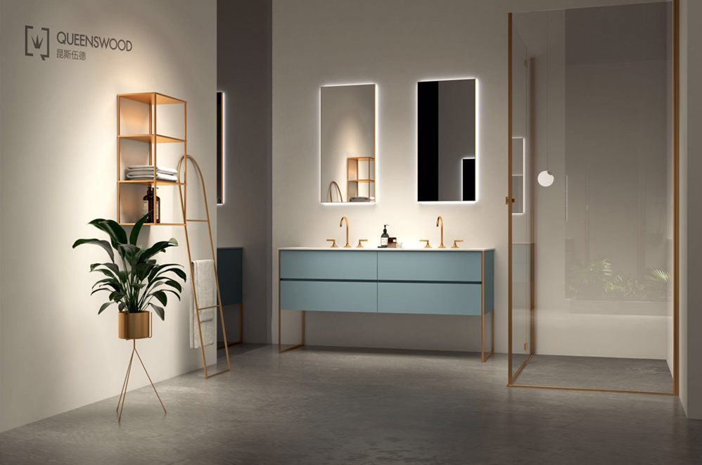 Our bathroom cabinets free standing design offers versatility for any layout, making it a perfect addition for those seeking a contemporary touch. The rich Prussian blue finish exudes elegance, while the spacious bathroom cabinet storage provides ample room for all your essentials.