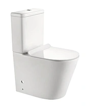 High quality ceramic human toilet western style  flushing two pieces