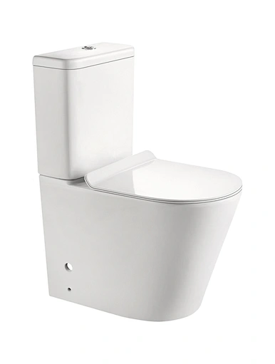 High quality ceramic human toilet western style  flushing two pieces