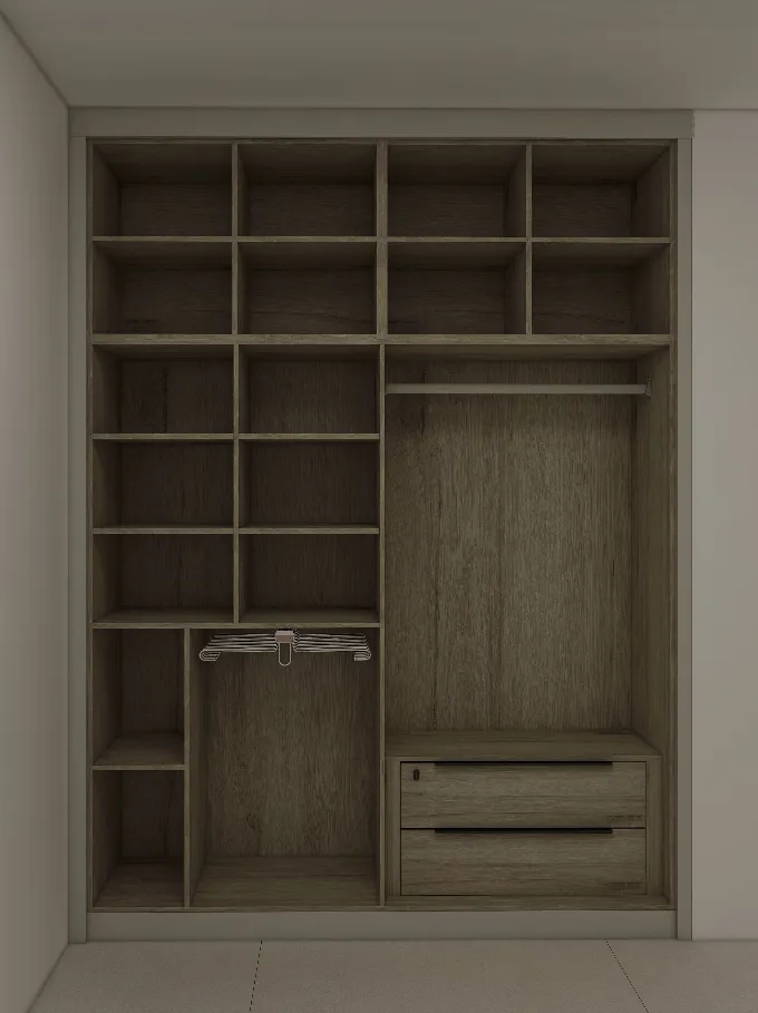 These cabinets for bedroom not only enhance the overall decor but also offer ample storage space, making it easier to keep clothes and accessories organized. With intelligent design features and thoughtful layout, each wardrobe serves as an efficient bedroom cabinet, providing easy access to everyday essentials. This project highlights the versatility of a garderobe, turning a simple storage solution into a statement piece that complements any bedroom theme.