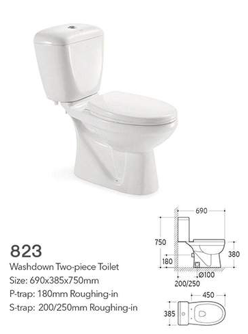 Factory supplier washdown two piece toilet,sanitary ware, toilet, best toilet brand, white toilet, two piece toilet, toilet bidet