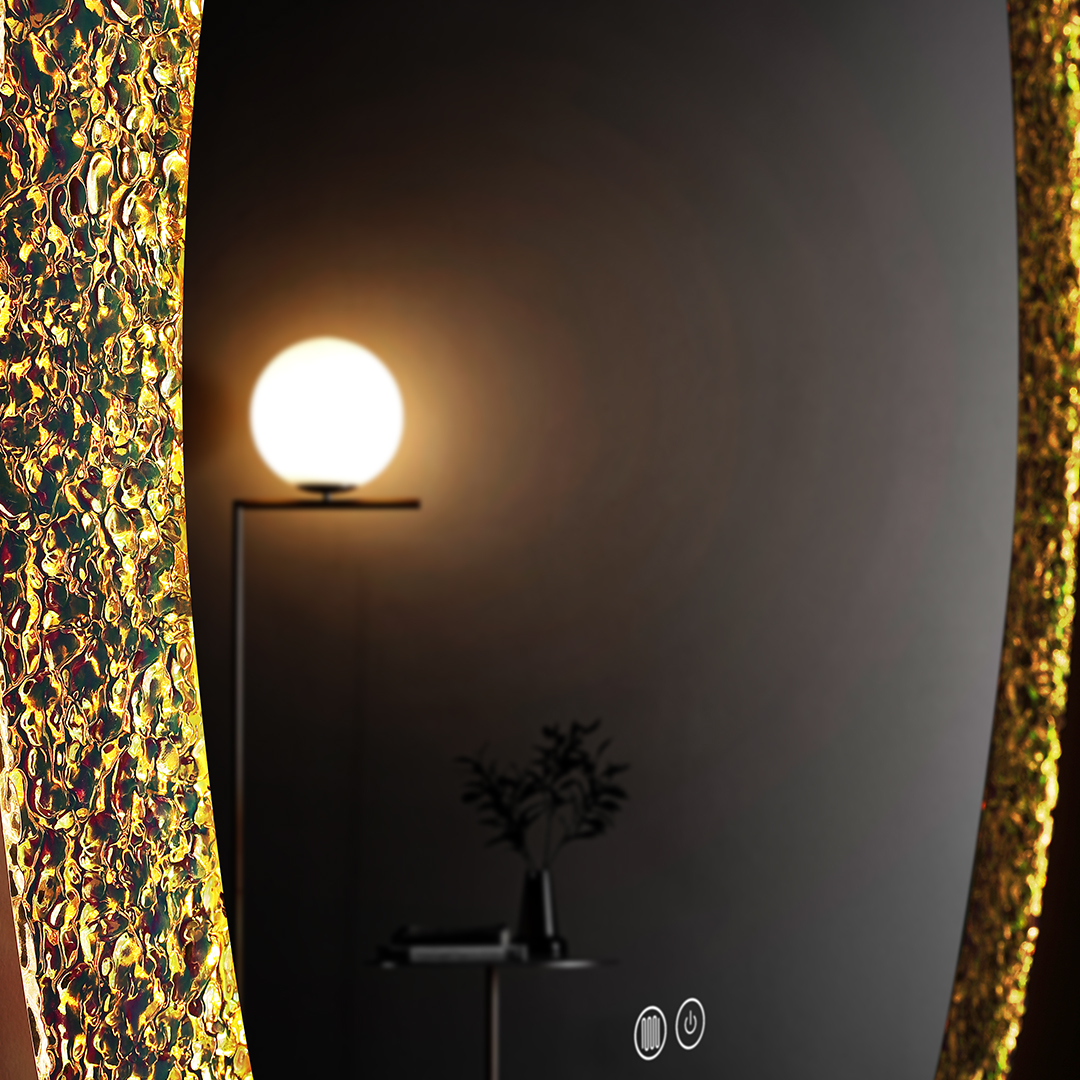 Equipped with advanced features, this smart mirror includes a defogging function to ensure a clear view even after hot showers. Whether you need precise lighting for makeup application or a calming glow for ambient lighting, the Smart LED Mirror has you covered.