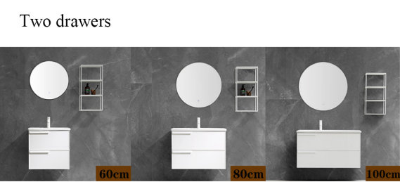 As leading bathroom vanity manufacturers, we understand the importance of quality and practicality. Our cabinet also offers storage solutions without compromising on style, making it a versatile choice among modern bathroom vanities.