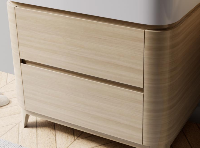 VENUS freestanding bathroom vanity with double drawers for bathroom storage