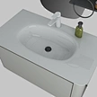 adjustable light and defog smart LED mirror