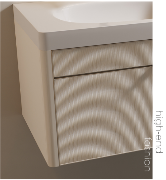 The Milan Mirage color model uses fine vertical grille patterns to capture urban high-end fashion.