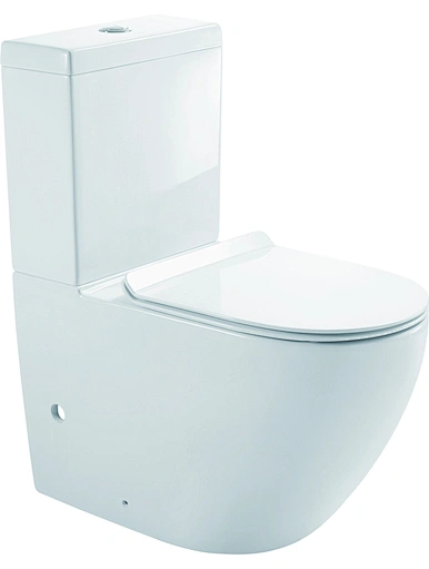 High quality ceramic human toilet western style  flushing two pieces